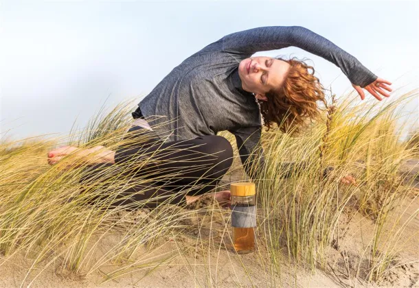  Impact double wall borosilicate glass bottle - XD Collection Transparent Siva