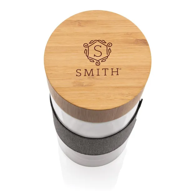  Impact double wall borosilicate glass bottle - XD Collection Transparent Siva