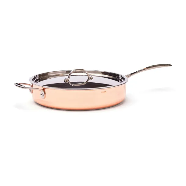  VINGA Baron copper sauté pan - Vinga Brown 