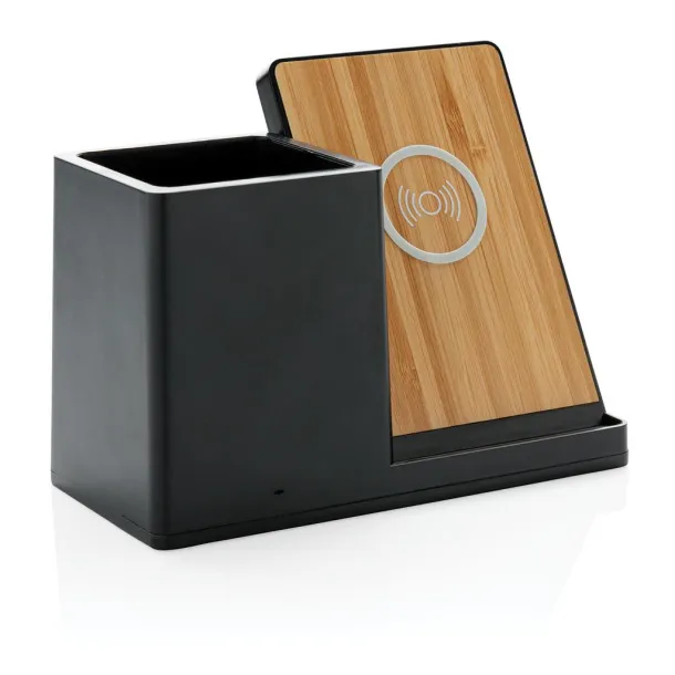  Ontario 5W wireless charger with pen holder Black