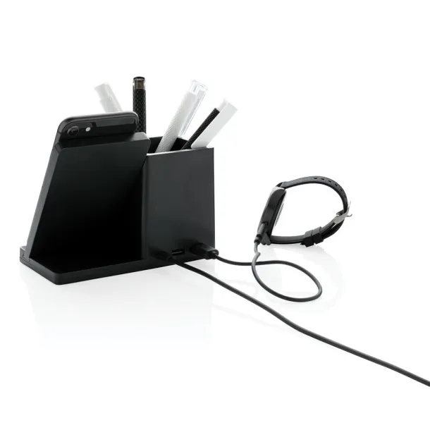  Ontario 5W wireless charger with pen holder Black