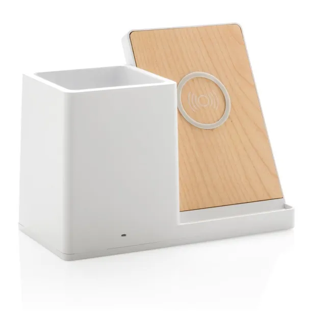  Ontario 5W wireless charger with pen holder White