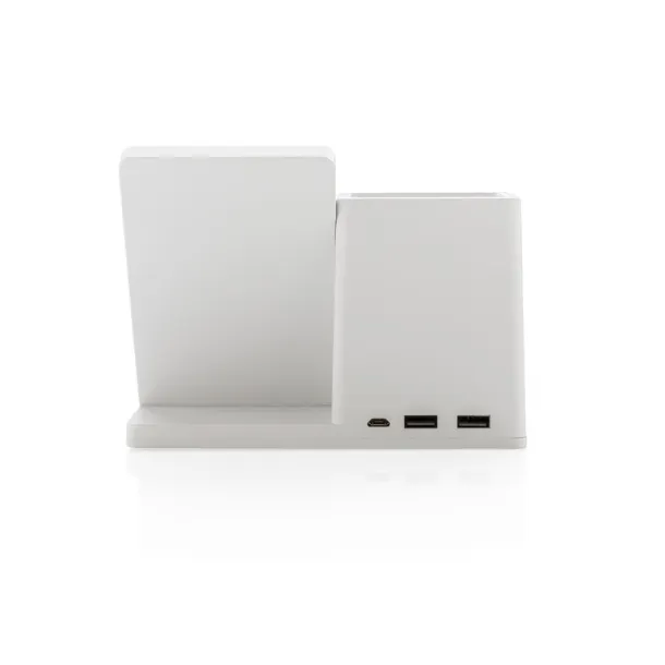  Ontario 5W wireless charger with pen holder White