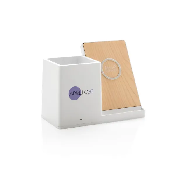  Ontario 5W wireless charger with pen holder White