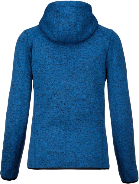  Ženska hoodica s patentom, 345 g/m2 - Proact Light Royal Blue Mélange