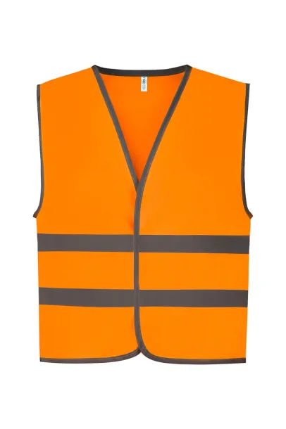  Kids Fluo Reflective Border Waistcoat - Yoko Narančasta