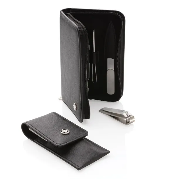  Swiss Peak 3pc manicure set Black