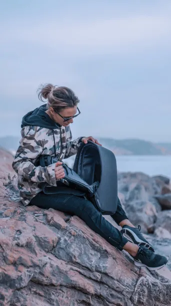  Bobby Hero Regular, Anti-theft backpack  - XD Design anthracite Anthracite