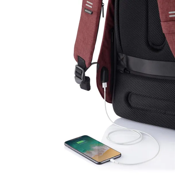  Bobby Hero Regular, ruksak sa zaštitom protiv krađe, 15,6" - XD Design Crvena Crna