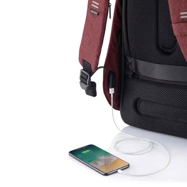  Bobby Hero Regular, ruksak sa zaštitom protiv krađe, 15,6" - XD Design Crvena Crna