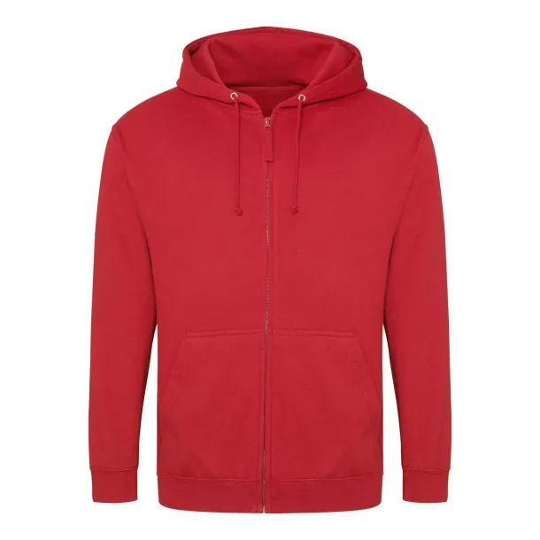  Trenirka s patentom, 280 g/m2 - Just Hoods Crvena