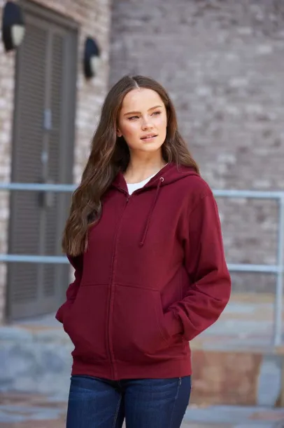  Trenirka s patentom, 280 g/m2 - Just Hoods burgundac