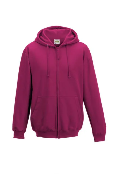  Trenirka s patentom, 280 g/m2 - Just Hoods Hot Pink