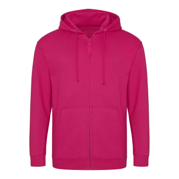  Trenirka s patentom, 280 g/m2 - Just Hoods Hot Pink