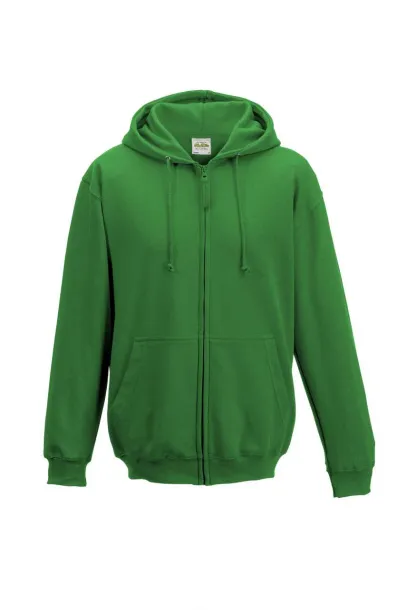  Trenirka s patentom, 280 g/m2 - Just Hoods Kelly zelena