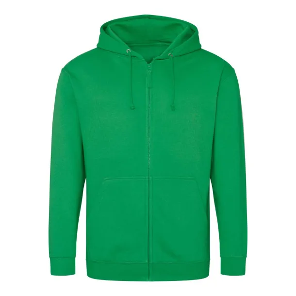  Trenirka s patentom, 280 g/m2 - Just Hoods Kelly zelena