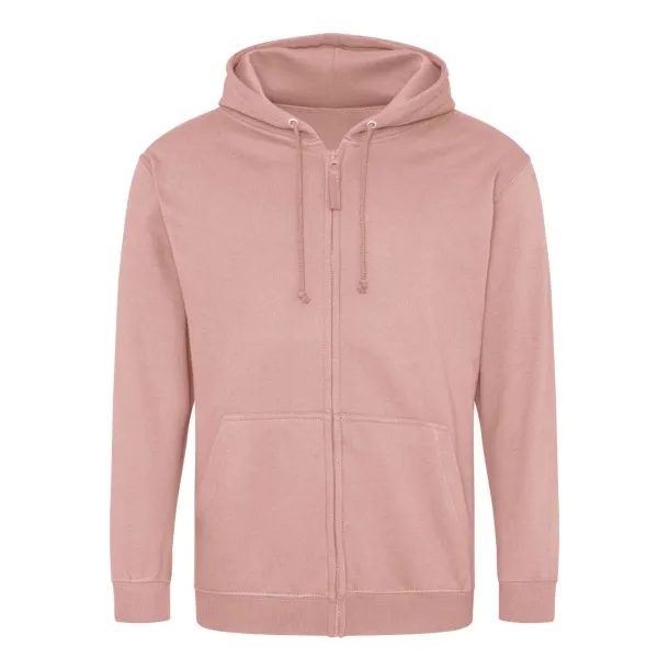  Trenirka s patentom, 280 g/m2 - Just Hoods Dusty Pink