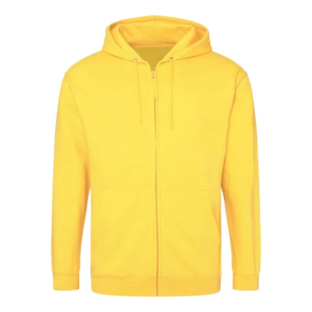  Trenirka s patentom, 280 g/m2 - Just Hoods Sun Yellow