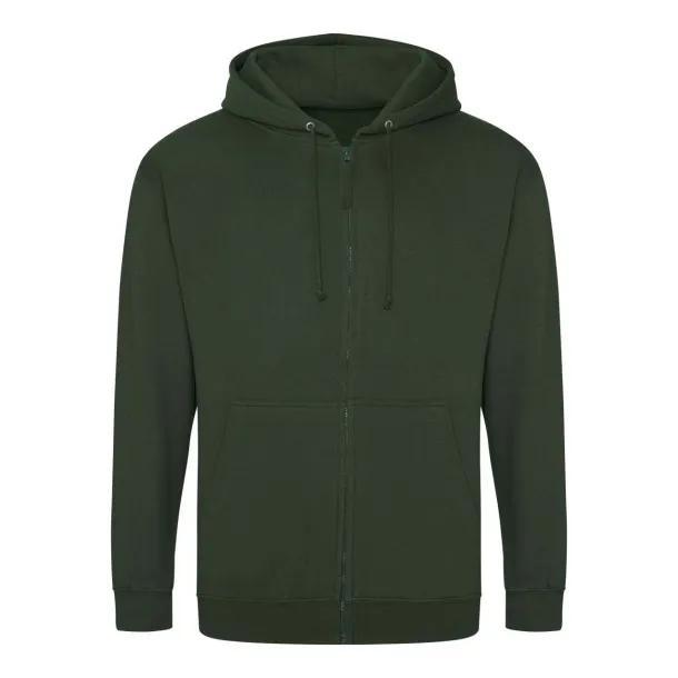  Trenirka s patentom, 280 g/m2 - Just Hoods Šumski zelena