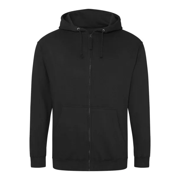  Trenirka s patentom, 280 g/m2 - Just Hoods Crna