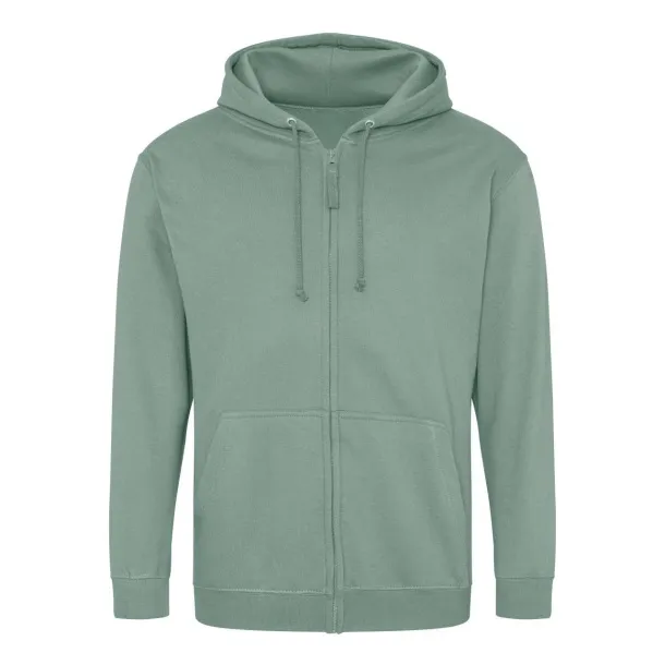  Trenirka s patentom, 280 g/m2 - Just Hoods Dusty Green