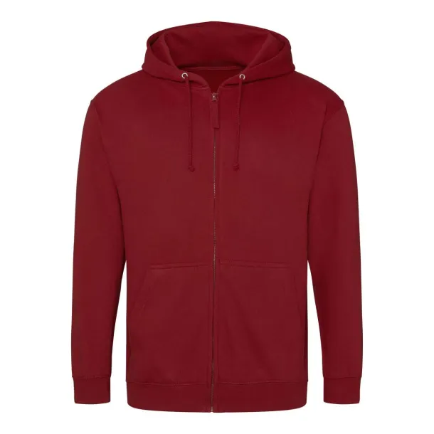  Trenirka s patentom, 280 g/m2 - Just Hoods Red Hot Chilli