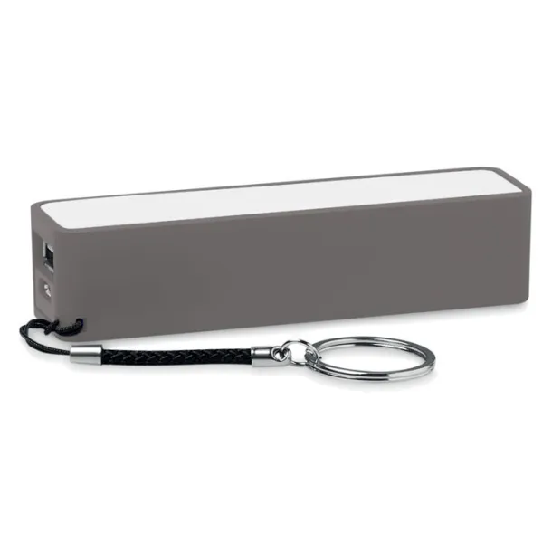 POWER MATE tanka prijenosna baterija, 2 200 mAh Siva