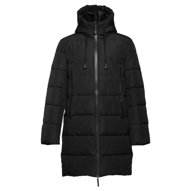 BRUSSELS Padded unisex parka Black