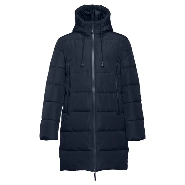 BRUSSELS podstavljena unisex parka Mornarsko plava