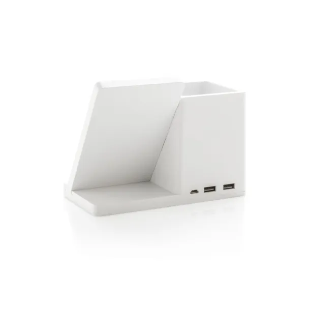  Ontario FSC® & RCS recycled plastic 10W wireless - XD Xclusive White 