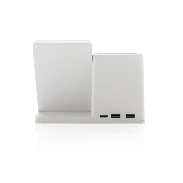  Ontario FSC® & RCS recycled plastic 10W wireless - XD Xclusive White 