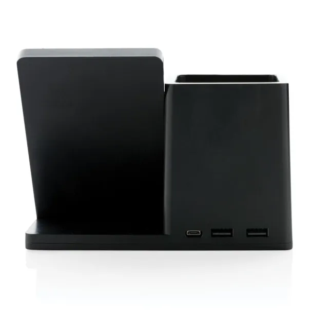  Ontario FSC® & RCS recycled plastic 10W wireless - XD Xclusive Black 