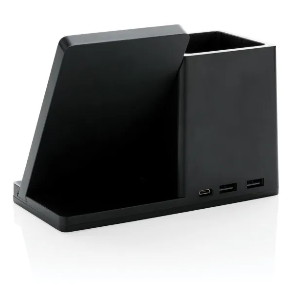  Ontario FSC® & RCS recycled plastic 10W wireless - XD Xclusive Black 