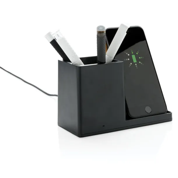  Ontario FSC® & RCS recycled plastic 10W wireless - XD Xclusive Black 