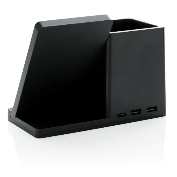  Ontario FSC® & RCS recycled plastic 10W wireless - XD Xclusive Black 