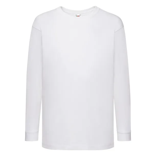  Valueweight dječja majica dugih rukava, 165 g/m² - Fruit of the Loom Bijela