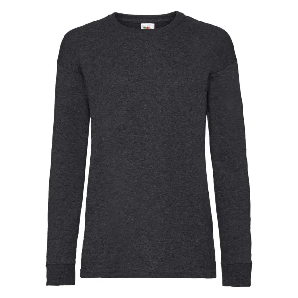  Valueweight dječja majica dugih rukava, 165 g/m² - Fruit of the Loom Dark Heather Grey