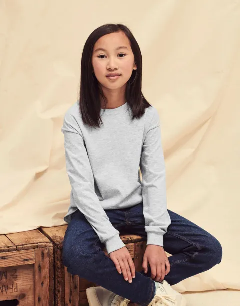  Kids Valueweight Long Sleeve T - Fruit of the Loom