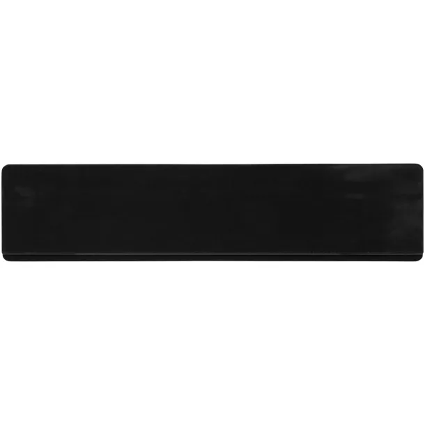 Terran 15 cm ruler from 100% recycled plastic Solid black