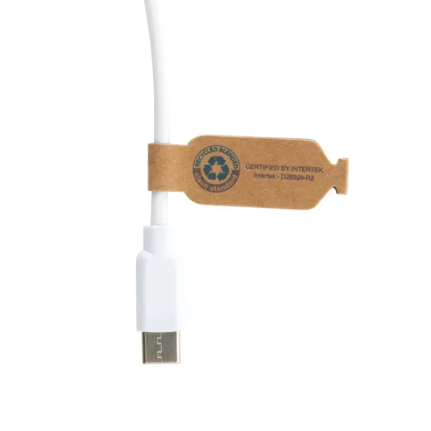  RCS recycled plastic Ontario 6-in-1 cable - XD Collection White 