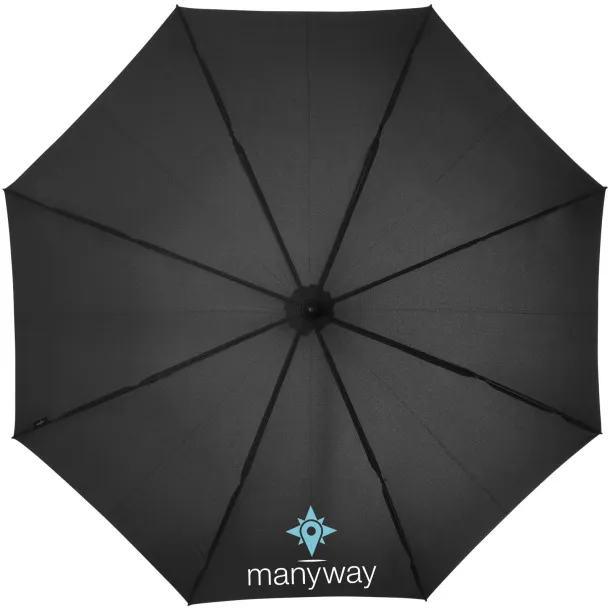 Noon 23" auto open windproof umbrella - Marksman Solid black