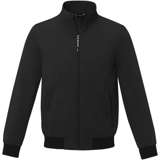 Keefe unisex lightweight bomber jacket - Elevate Life Crna