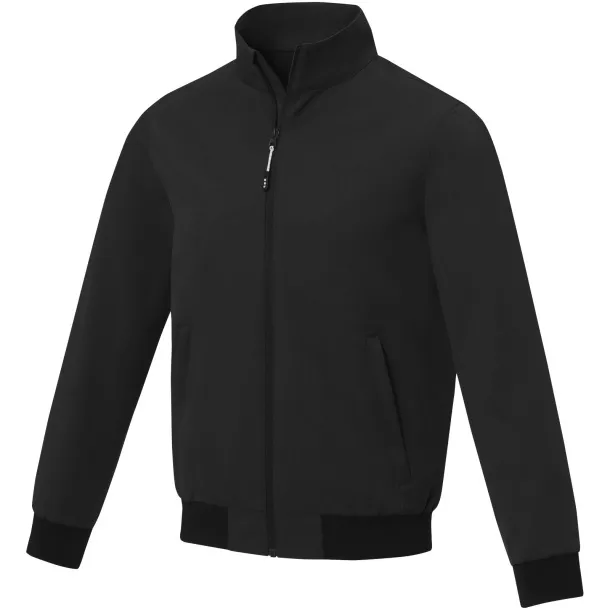 Keefe unisex lightweight bomber jacket - Elevate Life Crna