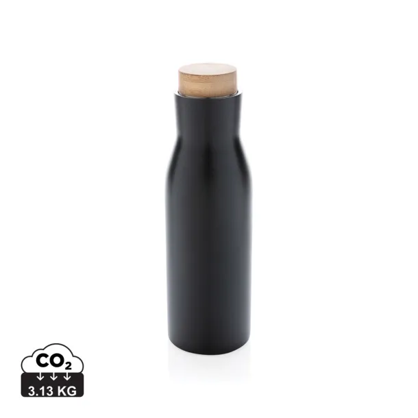  Clima leakproof vacuum bottle with steel lid - XD Xclusive Black 