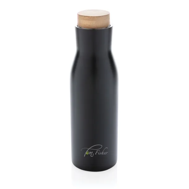  Clima leakproof vacuum bottle with steel lid - XD Xclusive Black 