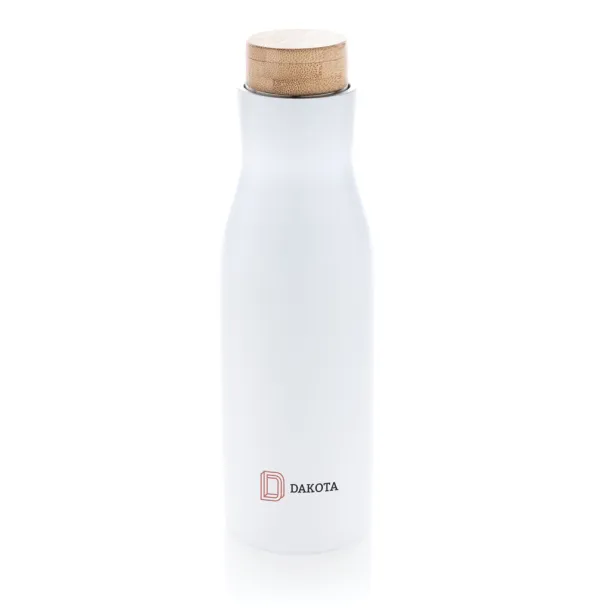  Clima leakproof vacuum bottle with steel lid - XD Xclusive White 