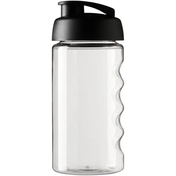 H2O Bop® 500 ml flip lid sport bottle - Unbranded White Solid black