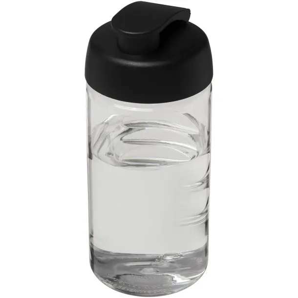 H2O Bop® 500 ml flip lid sport bottle - Unbranded White Solid black