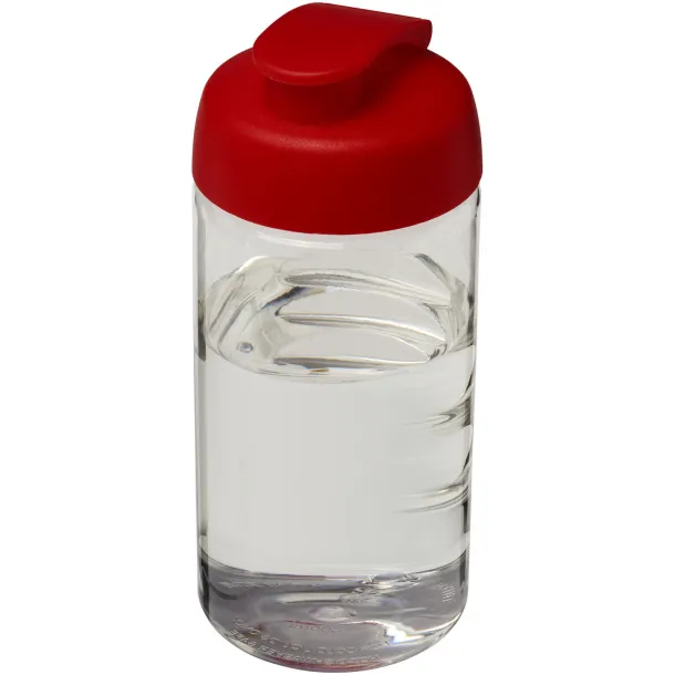 H2O Bop® 500 ml flip lid sport bottle - Unbranded White Red