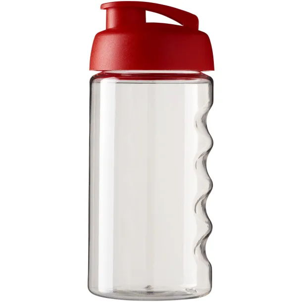 H2O Bop® 500 ml flip lid sport bottle - Unbranded White Red